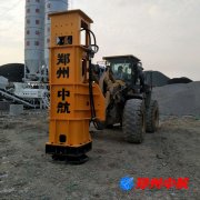 陕西省采用中航装载机带夯实机施工案例
