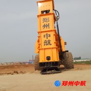 陕西省西安市地铁采用中航高速液压夯实机施工