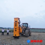 四川 国道318线使用中航液压夯实机施工案例